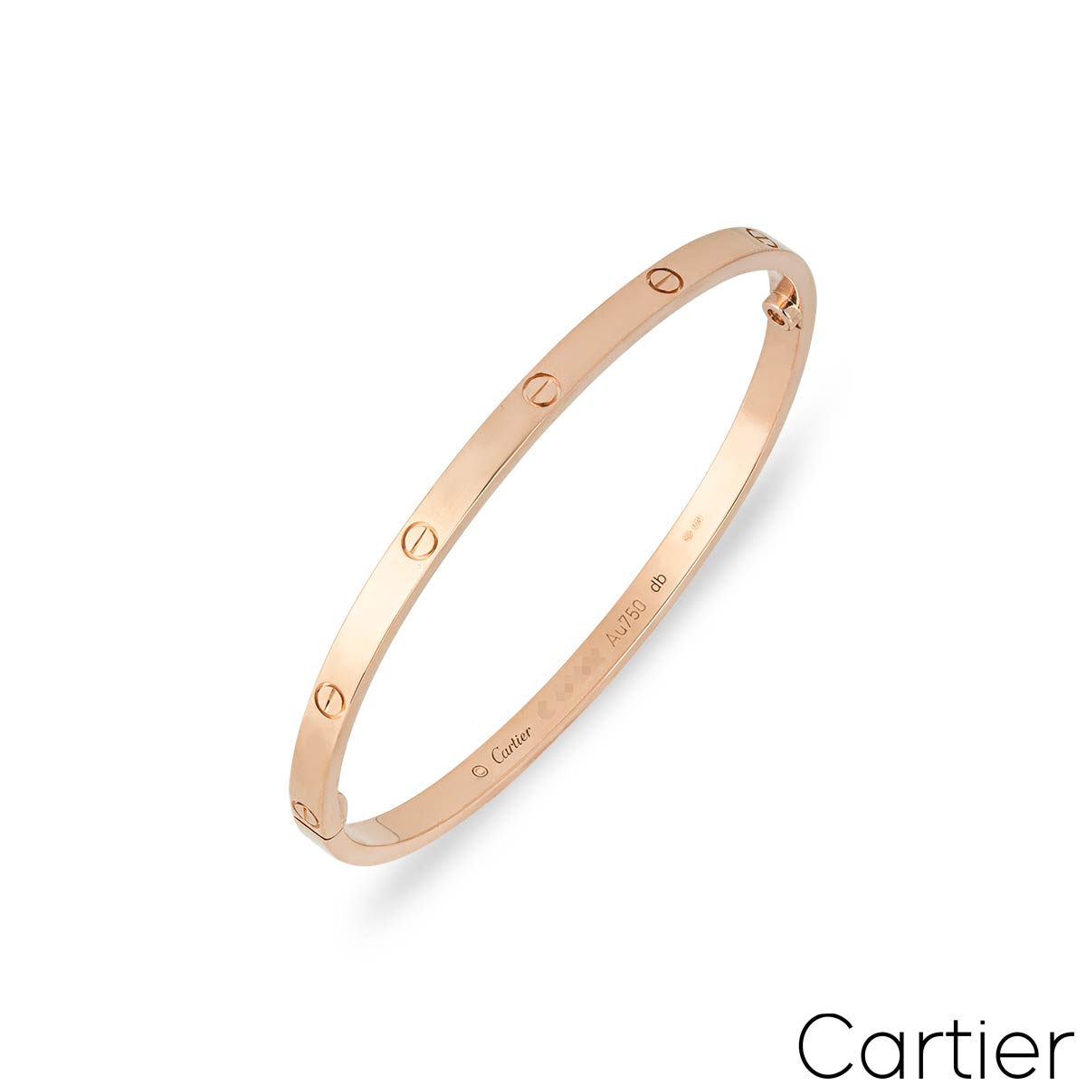 Cartier Rose Gold Plain SM Love Bracelet Size 20 B6047320 Cartier Rose Gold Plain SM Love Bracelet Size 20 B6047320